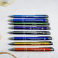 50 Custom Engraved Personalized Metal Pens for wedding school gift Business logo slogan students teachers